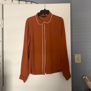 Orange blouse